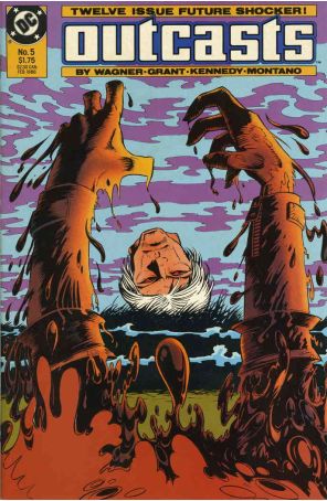 Outcasts 5 published by DC with cover art by Cam Kennedy