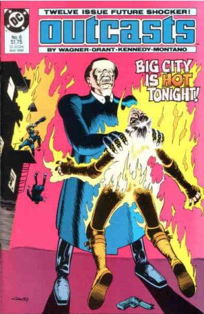 Outcasts 6 published by DC with cover art by Cam Kennedy