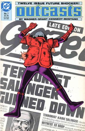 Outcasts 7 published by DC with cover art by Cam Kennedy