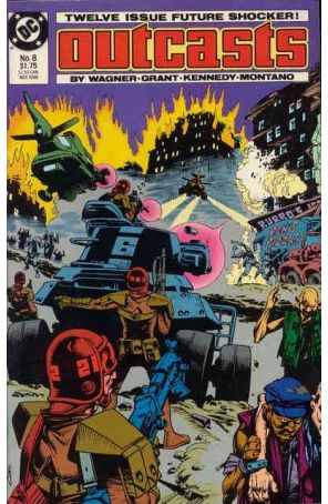 Outcasts 8 published by DC with cover art by Cam Kennedy