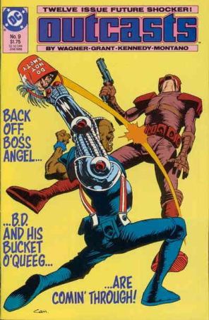 Outcasts 9 published by DC with cover art by Cam Kennedy