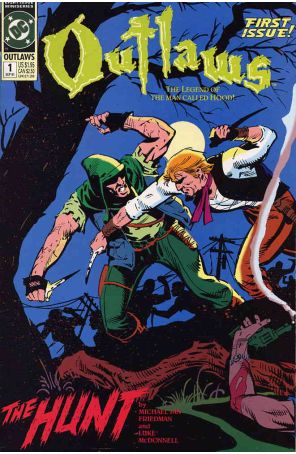 Outlaws (DC) 1 published by DC with cover art by Luke McDonnell