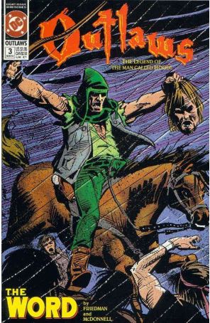 Outlaws (DC) 3 published by DC with cover art by Luke McDonnell
