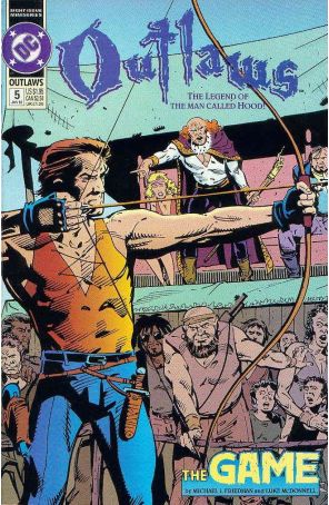 Outlaws (DC) 5 published by DC with cover art by Luke McDonnell