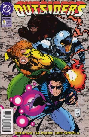 Outsiders (2nd Series) 1A published by DC with cover art by Travis Charest