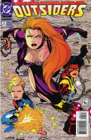 Outsiders (2nd Series) 1B published by DC with cover art by Travis Charest
