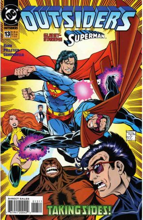 Outsiders (2nd Series) 13 published by DC with cover art by Paul Pelletier