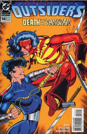 Outsiders (2nd Series) 14 published by DC with cover art by Paul Pelletier