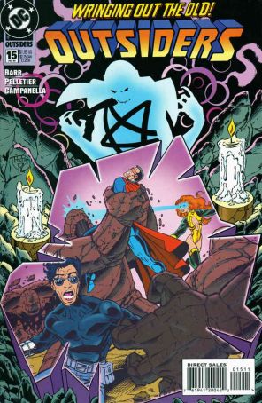 Outsiders (2nd Series) 15 published by DC with cover art by Paul Pelletier
