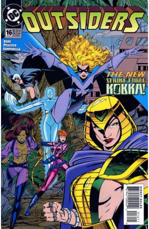 Outsiders (2nd Series) 16 published by DC with cover art by Paul Pelletier