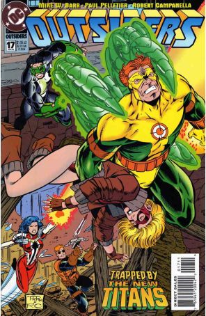 Outsiders (2nd Series) 17 published by DC with cover art by Paul Pelletier