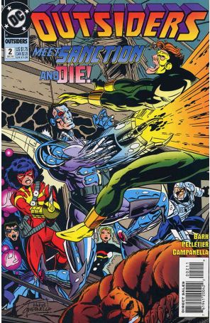 Outsiders (2nd Series) 2 published by DC with cover art by Paul Pelletier