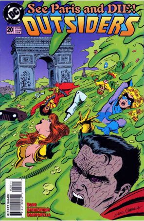 Outsiders (2nd Series) 20 published by DC with cover art by Rik Levins