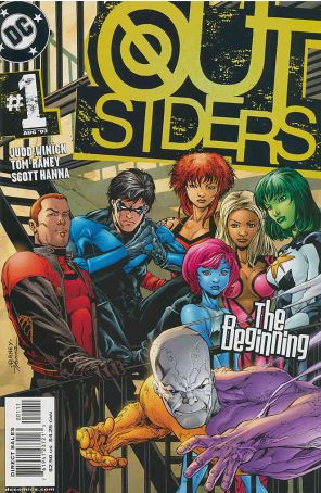 Outsiders (3rd Series) 1 published by DC with cover art by Tom Raney