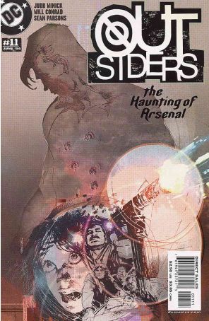 Outsiders (3rd Series) 11 published by DC with cover art by Bill Sienkiewicz