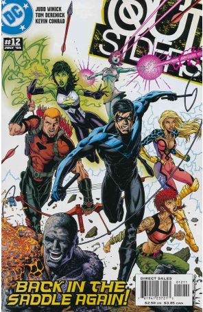 Outsiders (3rd Series) 12 published by DC with cover art by Ian Churchill