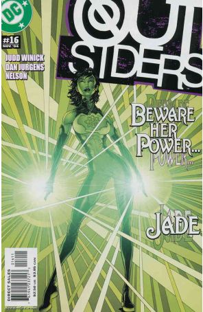 Outsiders (3rd Series) 16 published by DC with cover art by Ian Churchill