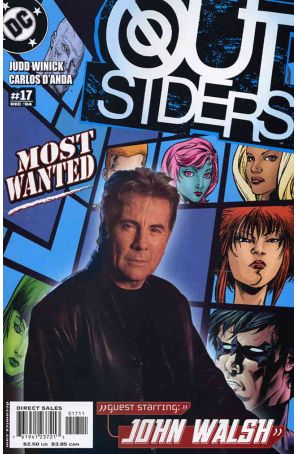 Outsiders (3rd Series) 17 published by DC with cover art by Tom Raney