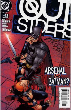 Outsiders (3rd Series) 22 published by DC with cover art by Doug Mahnke