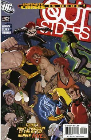 Outsiders (3rd Series) 29 published by DC with cover art by Daniel Acuña