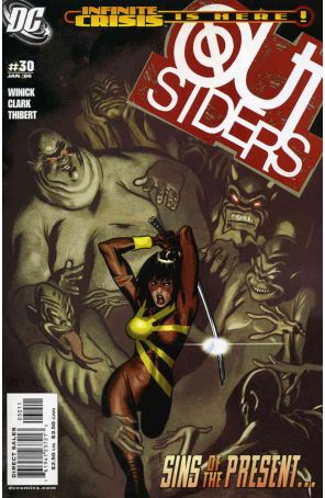 Outsiders (3rd Series) 30 published by DC with cover art by Daniel Acuña