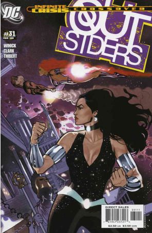 Outsiders (3rd Series) 31 published by DC with cover art by Daniel Acuña