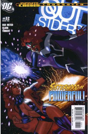 Outsiders (3rd Series) 32 published by DC with cover art by Daniel Acuña