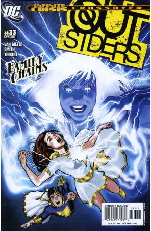Outsiders (3rd Series) 33 published by DC with cover art by Daniel Acuña