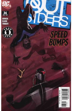Outsiders (3rd Series) 36 published by DC with cover art by Daniel Acuña