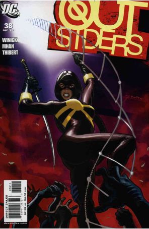 Outsiders (3rd Series) 38 published by DC with cover art by Daniel Acuña