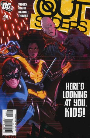 Outsiders (3rd Series) 40 published by DC with cover art by Daniel Acuña