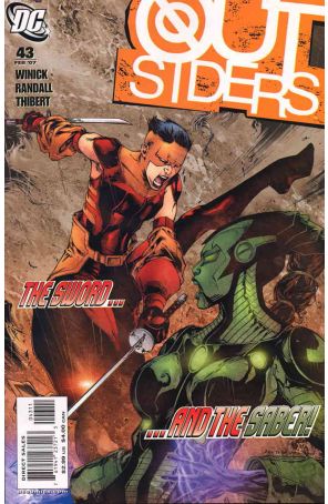 Outsiders (3rd Series) 43 published by DC with cover art by Matthew Clark