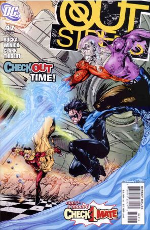 Outsiders (3rd Series) 47 published by DC with cover art by Matthew Clark