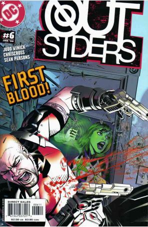 Outsiders (3rd Series) 6 published by DC with cover art by Michael Golden