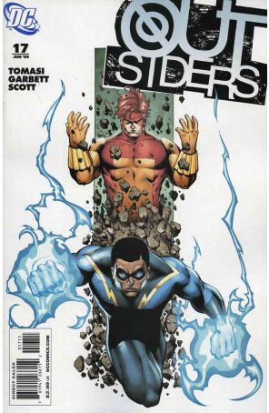 Outsiders (4th Series) 17 published by DC with cover art by Lee Garbett