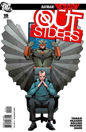 Outsiders (4th Series) 19 published by DC with cover art by Lee Garbett