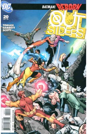 Outsiders (4th Series) 20 published by DC with cover art by Lee Garbett