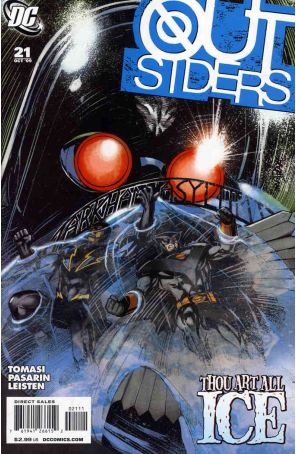 Outsiders (4th Series) 21 published by DC with cover art by Tom Mandrake