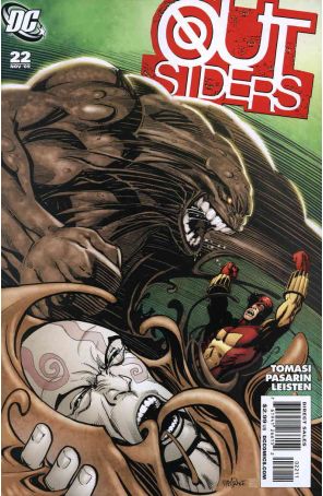 Outsiders (4th Series) 22 published by DC with cover art by Tom Mandrake