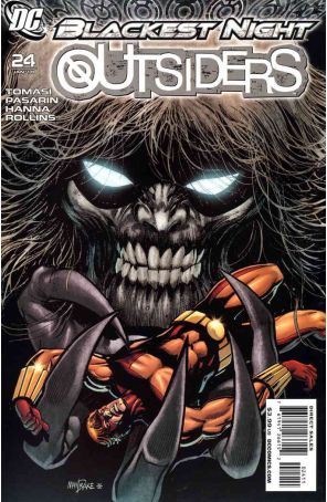 Outsiders (4th Series) 24 published by DC with cover art by Tom Mandrake