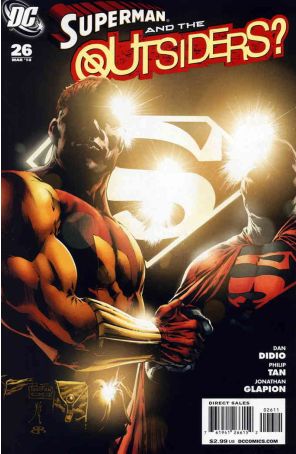 Outsiders (4th Series) 26 published by DC with cover art by Philip Tan