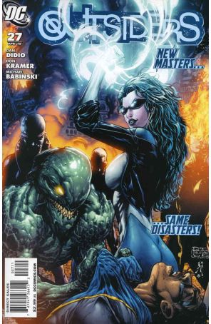 Outsiders (4th Series) 27 published by DC with cover art by Philip Tan