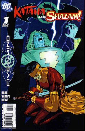 Outsiders: Five of a Kind-Katana/Shazam 1 published by DC with cover art by Cliff Chiang