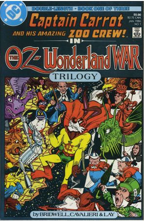 Oz-Wonderland Wars 1 published by DC with cover art by Carol Lay