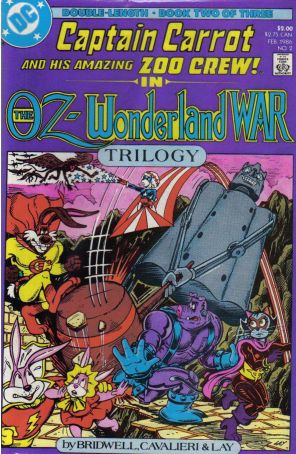 Oz-Wonderland Wars 2 published by DC with cover art by Carol Lay