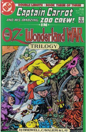Oz-Wonderland Wars 3 published by DC with cover art by Carol Lay