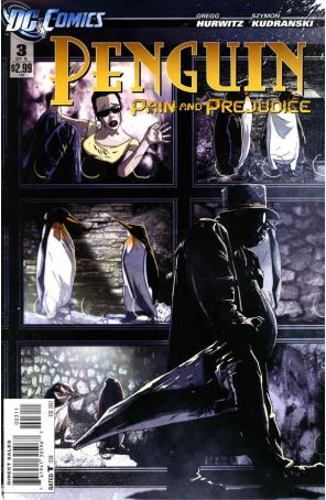 Penguin: Pain And Prejudice 3 published by DC with cover art by Szymon Kudranski