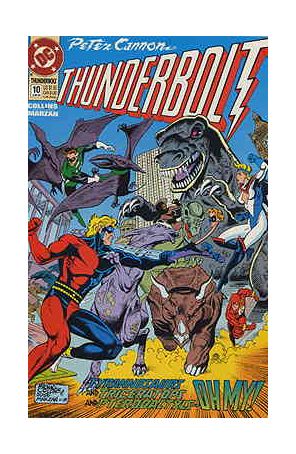 Peter Cannon-Thunderbolt 10 published by DC with cover art by Mike Collins