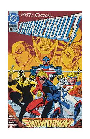 Peter Cannon-Thunderbolt 11 published by DC with cover art by Mike Collins