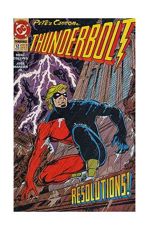 Peter Cannon-Thunderbolt 12 published by DC with cover art by Mike Collins